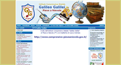 Desktop Screenshot of comprensivo-pieveanievole.it